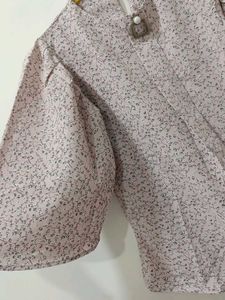 Floral Print 3/4 Sleeve Blouse