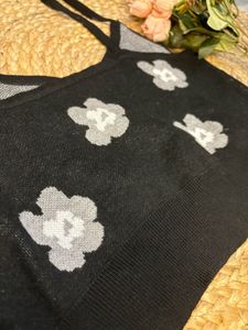 Women Floral Print Sleeveless Pullover