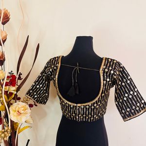 Brand New Designer Black Blouse