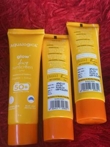 Aqualogica Sunscreen SPF 50+ 3 tubes