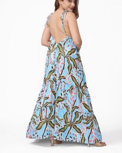 Maxi Blue Beach Dress