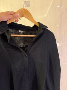 Black Two-Piece Set Pure Cotton