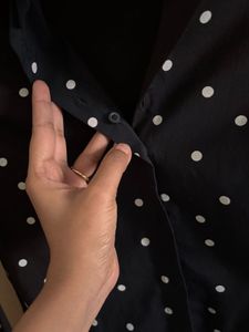 Mark &amp; spencer Collection Women Polka Dot Shirt