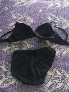 Black Bra &amp; Panty Set