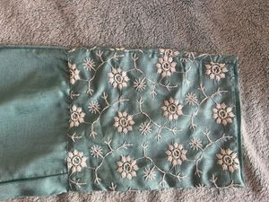 Libas Light Blue Embroidered Trousers
