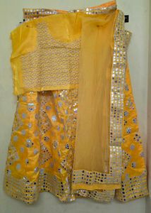 Yellow Lehenga Skirt
