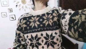 Vintage Patterned Sweater