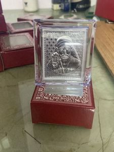 999 Silver Sai Baba Showpiece