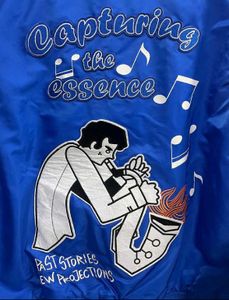 ZARA BLUE VARSITY JACKET 100% ORIGINAL M(40)