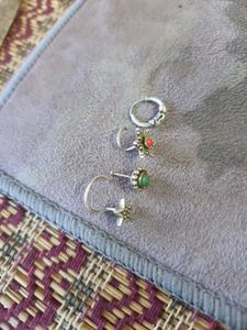 Boho Nose Rings (Set of 4) 925 silver