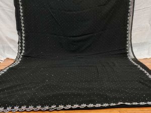 Elegant Black Saree