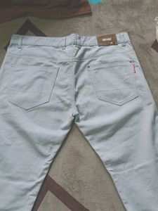 Casual Light Blue Pants