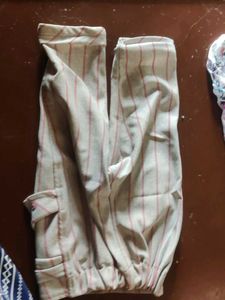 Floral Top &amp; Striped Pant Set