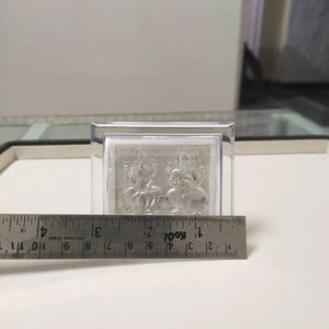 999 Pure Silver Lakshmi Ganesh Frame