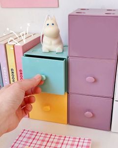 Stackable Cute Mini Drawers - Set Of 2