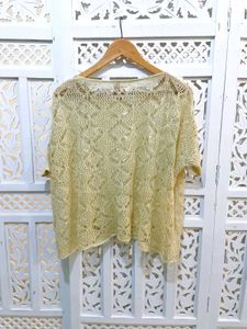 Golden Breeze Crochet Top C