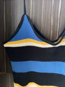 Ribbed Noodle Strap Top ✨