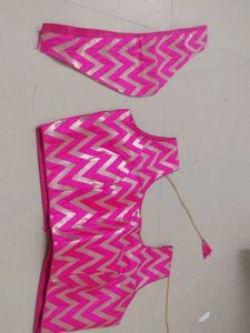 zig zag pattern readymade blouse