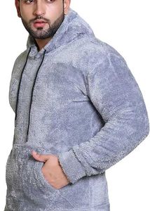 ✨Men’s Grey Wool Hoodie | Ultra-Soft ❄️