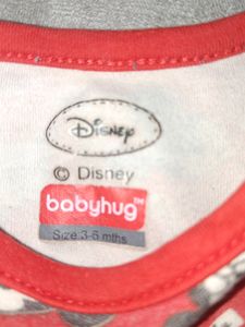 Baby Hug - Disney Collection, 3-6 Months, Mickey Mouse Print