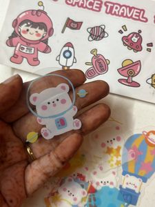 Diary Note Book Sticker Combo