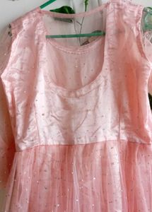 Pink Dress with Sleeves