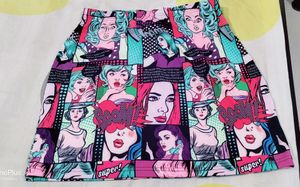 Sexy Colourful Mini Skirt