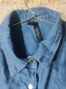 Blue Denim Casual Shirt