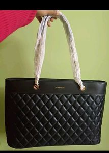 Miraggio Black Tote Bag