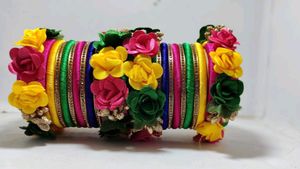 Haldi Bangle Set