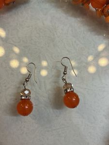 Beaded Necklace With Earrings