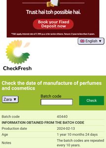 Zara Ruby Syrup Perfume(Imported)