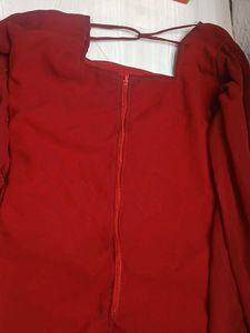 Red Party Wear Trending Dress