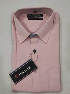 Hancock Baby Pink Cotton Shirt