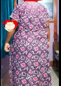 Vintage Batik Print Nightgown
