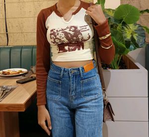 Retro Graphic Crop Top