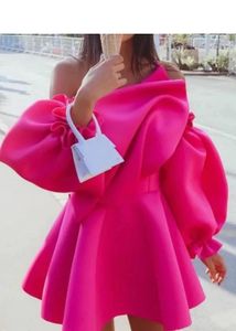 Pink Rushed Ruffled Dress