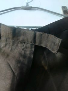 Brown Sjimy Trousers For Office Wear.