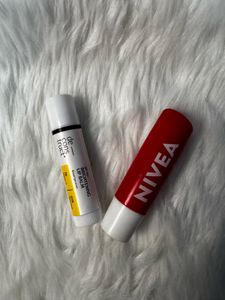 Deconstruct & Nivea Lip Balm Duo