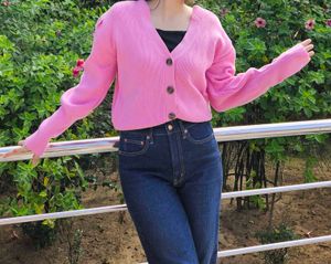 Pink Cardigan