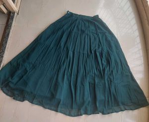 Libas Green lehenga choli/ready to wear saree