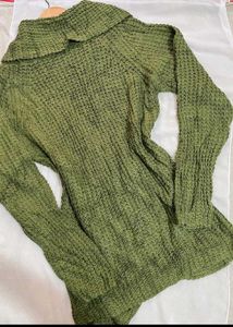 🎁Buy1 Get1 Free Green Button Up Sweater E