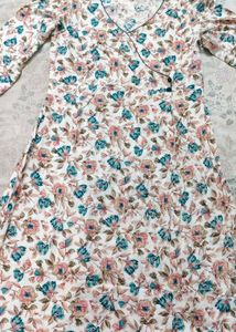 Floral Print Aline Kurti