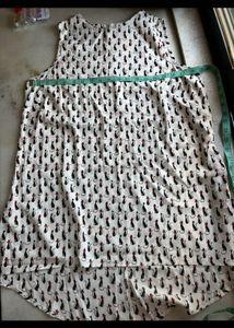Cat print tunic