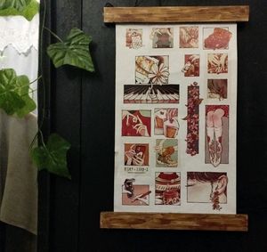 Faux Wood Wall Decor Hanging/ Adhesive