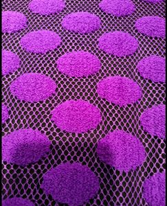 Purple Polka Dot Top With Black Inner