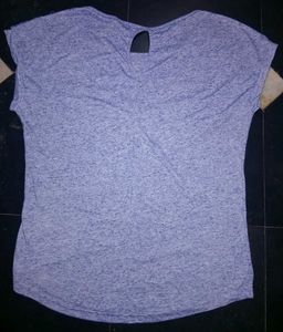 Lavender Lace Detail Top