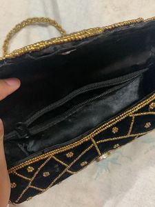 Very Preety Handbag With Hand Work