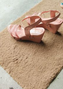 Pink Glitter Strap Sandals