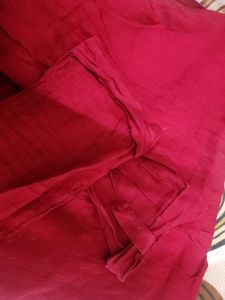 Red Embroidered Kurti